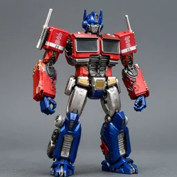 optimus prime figurine by roman lappat, 4 k, highly detailed, sharp focus