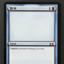 one trading card with empty fields for text and statistics. made by fantasy flight games. uncropped