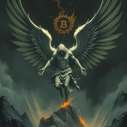 archangel bringing the apocalypse, grim, realism