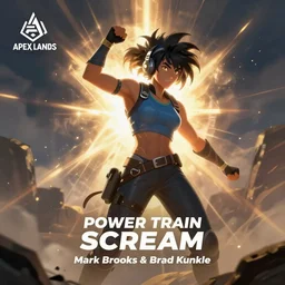 Power Train Scream as an Apex Legends character digital illustration portrait design by, Mark Brooks and Brad Kunkle detailed, gorgeous lighting, wide angle action dynamic portrait