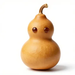 gourd with face of amber heard hybrid intercross amber heard mix as a gourd