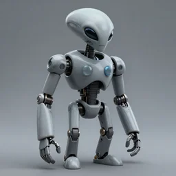 grey alien robot made by scott cawthon