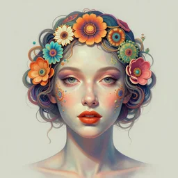An extremely psychedelic portrait, surreal, LSD, face, detailed, intricate, elegant, lithe, highly detailed, digital painting, artstation, concept art, smooth, sharp focus, illustration, art by Jason Edmiston