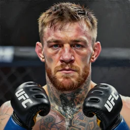 Conor Mcgregor, UFC, Portrait, Oil Painting, Award-Winning Art, Highly Detailed