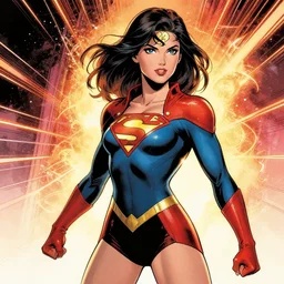 female superhero comic book art