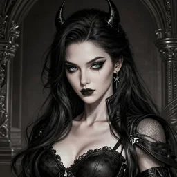 the portrait of neutral evil fallen female dark knight vagabond as absurdly beautiful, gorgeous, elegant, sophisticated, realistic sensual gravure idol, an ultrafine hyperdetailed illustration by kim jung gi, irakli nadar, detailed face, intricate linework, octopath traveler, final fantasy, unreal engine 5 highly rendered, global illumination, detailed and intricate environment
