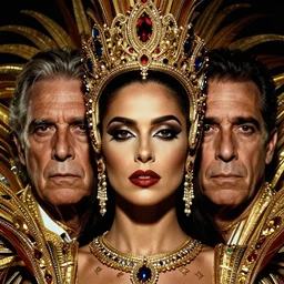 photography of brazilian carnaval queen by annie leibovitz and joe mcnally and richard avedon, perfect facial symmetry, dim volumetric cinematic lighting, 8 k, post - processing, extremely hyper - detailed, intricate, epic composition, masterpiece, stunning,