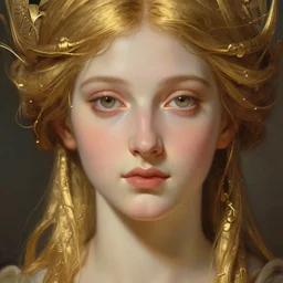 neoclassical portrait of gaea goddess with thin gold tendrils, intricate, elegant, highly detailed, wonderful symmetrical expressive eyes, sweet, digital painting, artstation, concept art, smooth, sharp focus, illustration, art by artgerm and greg rutkowski and alphonse mucha and william - adolphe bouguereau - meredit frampton