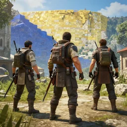 rpg game set in bosnia, 3 d, unreal engine, 4 k uhd, rtx, dlss,