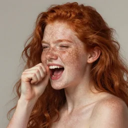portrait of a teen with red hair and abundant freckles and a big noise and a stockier build, intricate, elegant, highly detailed, digital painting, artstation, concept art, sharp focus, illustration