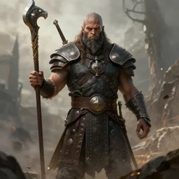 Orc warlord by Leesha Hannigan