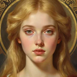 perfect feminine face!! portrait of young wife blessed by god with ever - increasing physical mental perfection, blonde, symmetrical! intricate, sensual features, highly detailed, biblical divine holy!! digital painting, artstation, concept art, smooth, sharp focus, illustration, art by artgerm and greg rutkowski and alphonse mucha