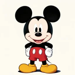 beta style of mickey mouse
