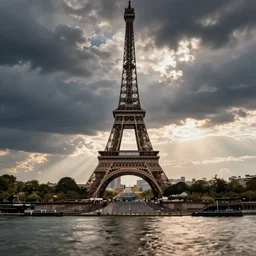 paris historical sites by hiroshi yoshida, artstation, cinematic composition