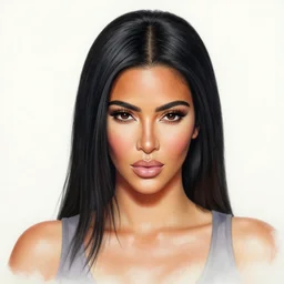 ultra realistic portrait painting of kim kardashian as super saiyan, art by akira toriyama, 4 k, dragon ball artstyle, cel shaded, highly detailed, epic lighting