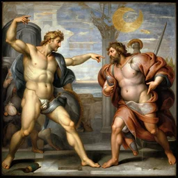 the creation of adam painting by artist michelangelo