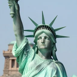 The Statue of Liberty as Katy Perry
