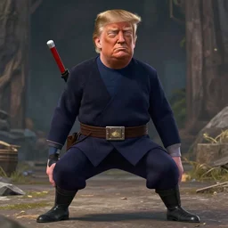 donald trump as an earth bender