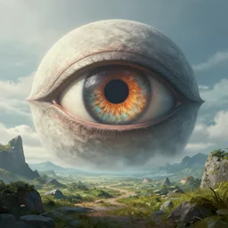 the eye of sauron, trending on artstation, trending on deviantart, highly detailed, high quality, 4k HDR, path tracing, serene landscape, high coherence, soft lighting