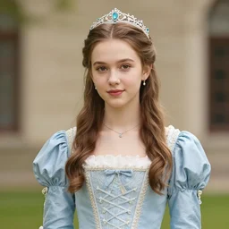 clear photography of a beautiful and teenaged princess, circa 1 8 6 1