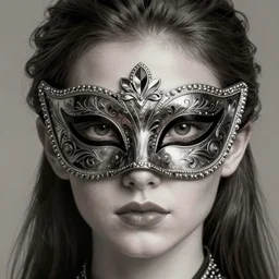A girl wearing a rave mask, face, detailed, intricate, elegant, highly detailed, digital painting, artstation, concept art, smooth, sharp focus, illustration, art by Krenz Cushart and Artem Demura and alphonse mucha