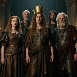 genealogy of fake gods, jana schirmer, johannes voss, 8 k resolution, dramatic lighting, cinematic, detailed