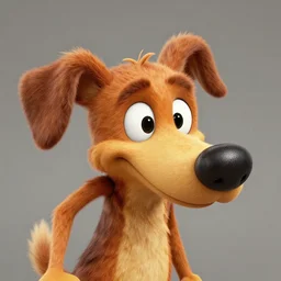 crash bandicoot, human arms, dog snout
