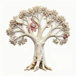 tree of life made of flesh and bones