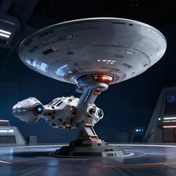 star trek u.s.s. enterprise NCC-1701-D, art, high definition, high detail, 8k, hdr,