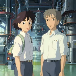 spaceship factory, art by makoto shinkai and alan bean, yukito kishiro