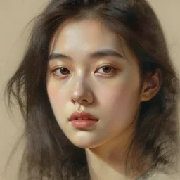 , face close up sketch feature overlays