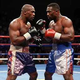 tupac fighting mike tyson in the ring