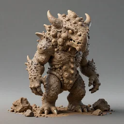 Elemental creature made of earth, Octane Render, trending on ArtStation