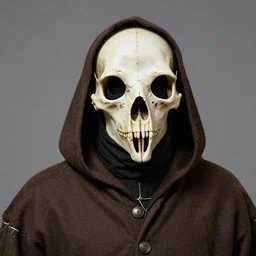 medieval wearing plague doctor plague doctor bone mask bone