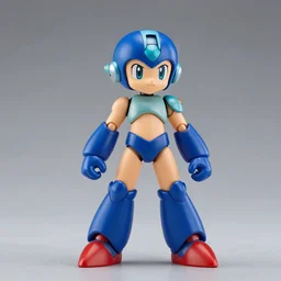 protoman from megaman, an anime nendoroid of protoman, figurine, detailed product photo