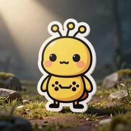 cute miss mascot saquedeneu saquedeneu tangela food sticker art, cronobreaker, beeple game icon