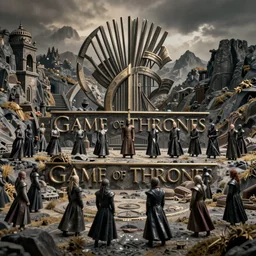 very very intricate photorealistic photo of an episode of game of thrones, photo is in focus with detailed atmospheric lighting, award - winning details