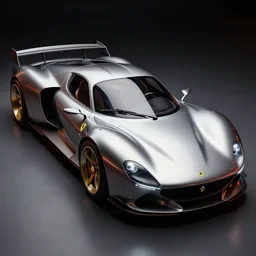 a retro futuristic ferrari p 4 concept, highly detailed, intricate, dramatic lighting, award - winning car magazine photography