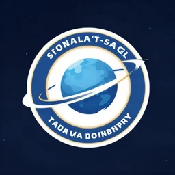 a space travel company logo
