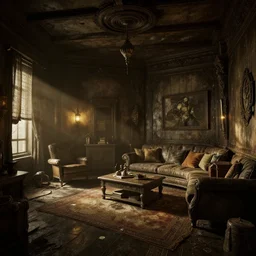 fallout concept art skyrim interior render grim realistic lighting unreal engine 5