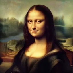 medium shot of mona lisa, detailed face, movie still frame, promotional image, imax 7 0 mm footage