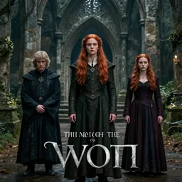 still from a new high budget netflix series of the book the name of the wind, kvoth, university, lute, orphan, red hair, denna, magic, 4 k, cinematic, flagship series