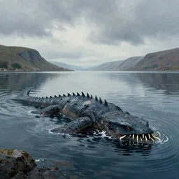 loch ness monster by daniel eugene de botha