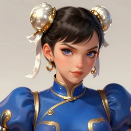 highly detailed portrait of chun - li, artstation, art by capcom, digital illustration, ornate details,