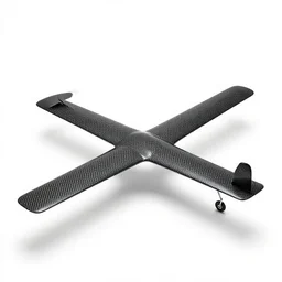 carbon fiber glider aircraft, 8k product photo, isolated on a pure white background, centered, entire object in frame, sharp focus, soft studio lighting