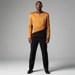 kobe bryant in star trek the next generation, lakers themed suit