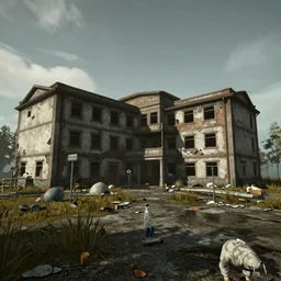 destroyed hospital unreal engine game detailed