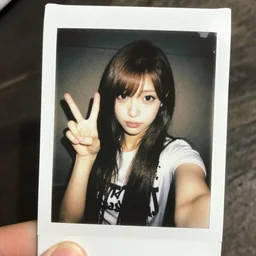 a selfi photo of the most beautiful ganguro in harajuku, photorealistic, 8K HD, printcolor, polaroid