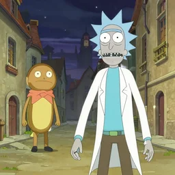 rick and morty invading france