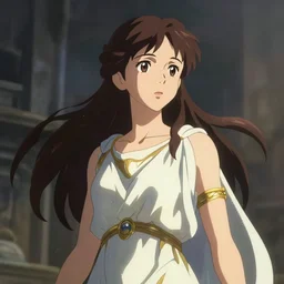 greek goddess of wisdom and heros, highly detailed, sharp focus, artstation, digital painting, by makoto shinkai